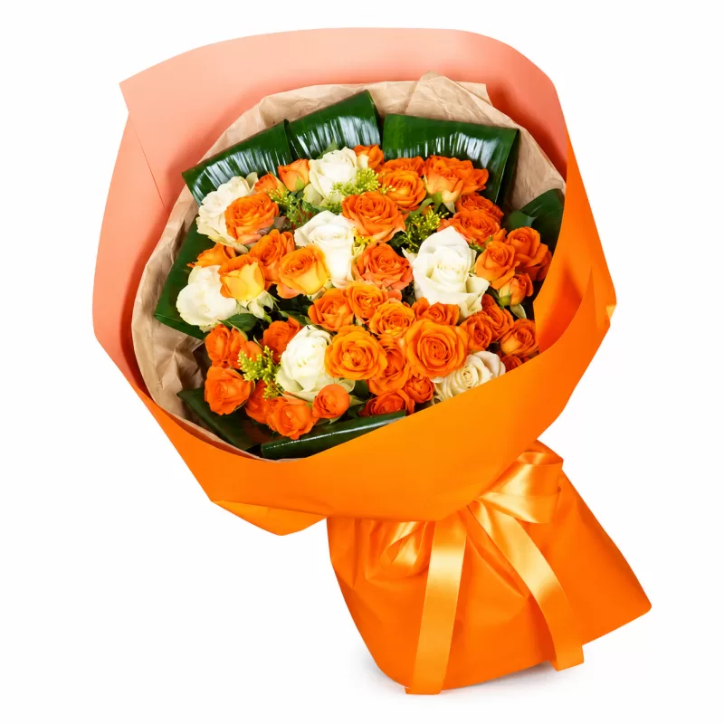White & Orange Delight