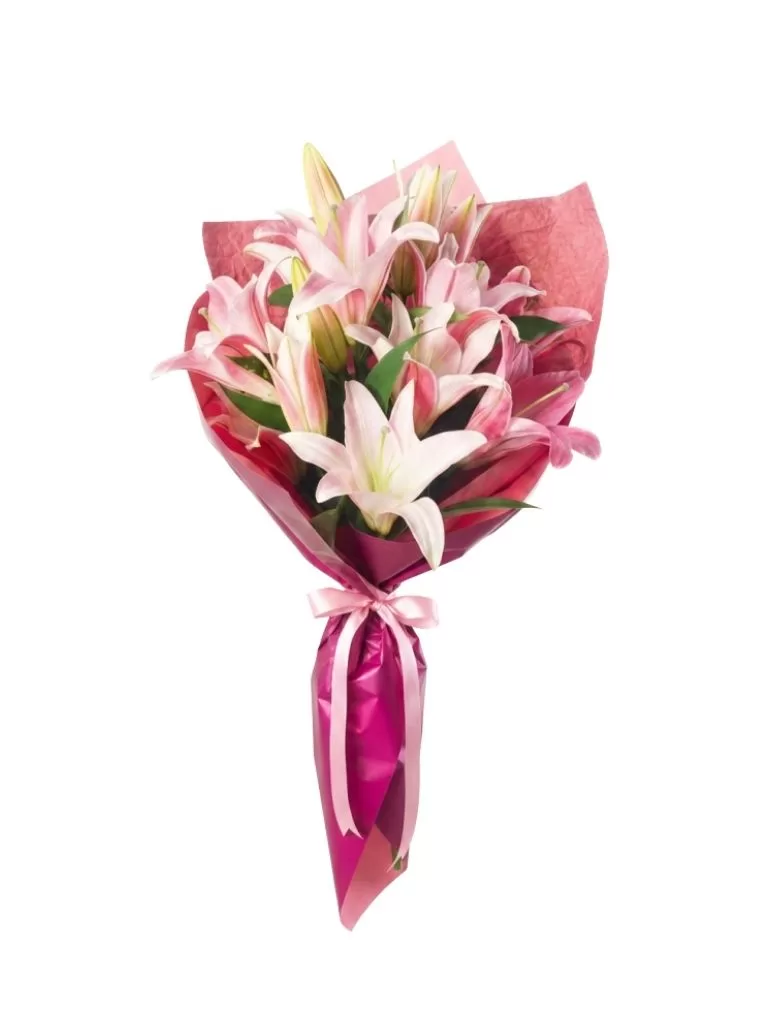 Pink Lily Bouquet